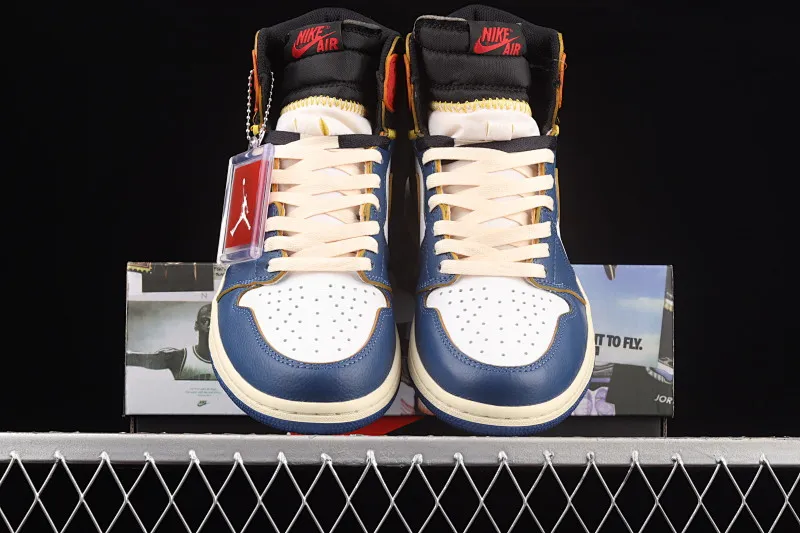 All categories Air Jordan Jordan series basketball shoes Air Jordan 1 High pure original version Air Jordan 1 x Union AJ1 Joe 1 limited joint four-color deconstruction splicing basketball shoes BV1300-146